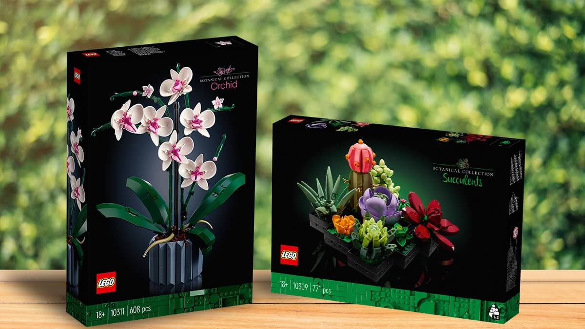 LEGO® orchid and succulents now part of New Botanical Collection