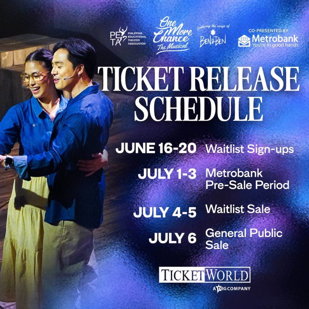 'One More Chance' Rerun Tickets Available by July 1