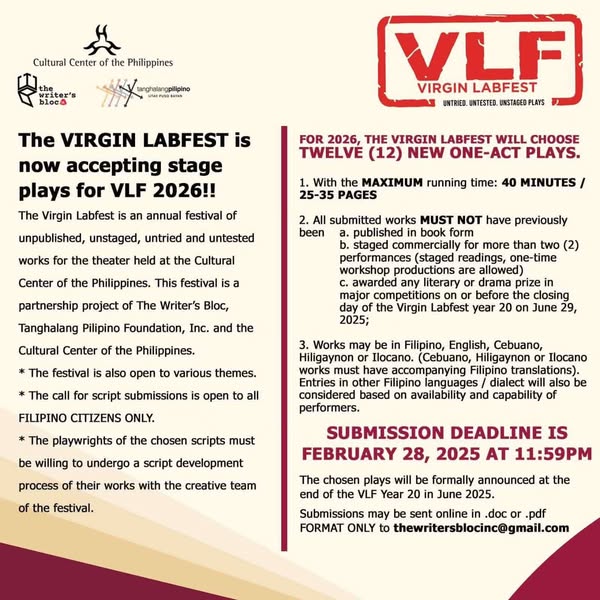 Virgin Labfest 2026